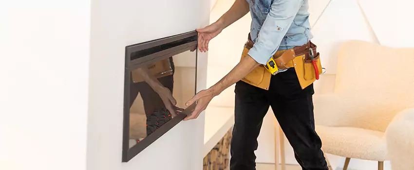 Metal Fireplace Installation in Xenia, Ohio