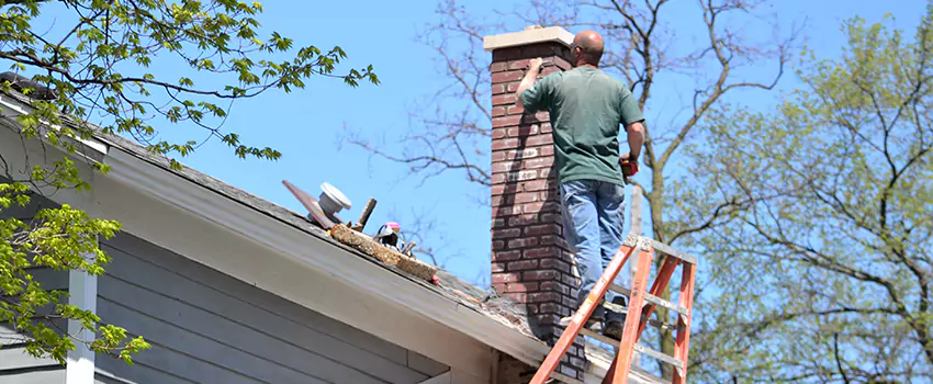 Vinyl and PVC Chimney Flashing Installation in Xenia, OH