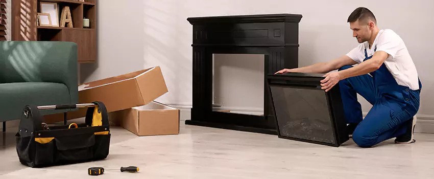 Old Rusted Metal Fireplace Repair And Replacement in Xenia, OH